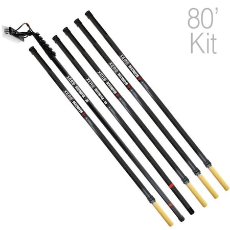 Xero 82 in Water Fed Pole, carbon fiber 209-20-323